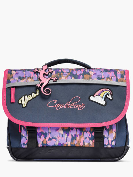 Boekentas 2 Compartimenten Cameleon Blauw actual PBBACA38
